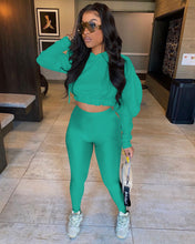 Load image into Gallery viewer, Fashion sexy waistless sports two-piece suit（AY1420）
