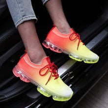 Load image into Gallery viewer, Tie-dye casual flying woven air cushion mesh breathable running shoes（HPSD090）
