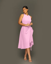 Load image into Gallery viewer, Gathered Tank Top Dress Shawl Short Jacket Set（AY2258）
