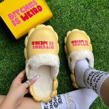 Load image into Gallery viewer, Woolly shoes Winter large size ladies woolly slippers set( HPSD250)
