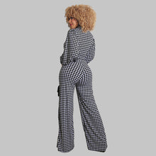 Load image into Gallery viewer, fashion puff sleeve printed jumpsuit（AY1365）
