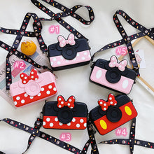 Load image into Gallery viewer, Fashion kids bow camera messenger bag（AB2091）

