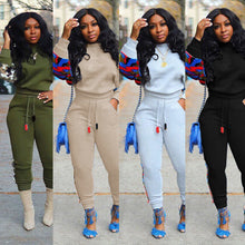 Load image into Gallery viewer, Fashion printing stitching casual suit JY2062
