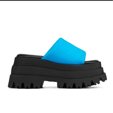 Load image into Gallery viewer, Fashion muffin heel thick sole sandals HPSD258
