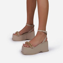 Load image into Gallery viewer, Hot selling platform buckle sandals
