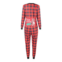 Load image into Gallery viewer, Christmas check print parent-child jumpsuit（AY1507)
