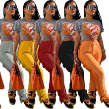 Load image into Gallery viewer, Fashion solid color slit fringed trousers（AY1759）
