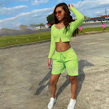 Load image into Gallery viewer, Fashion casual sports two-piece set AY2742

