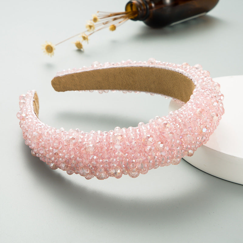 Hand Beaded Crystal Headband（AE4101）