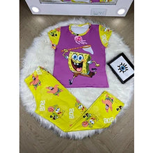 Load image into Gallery viewer, Cartoon printed short-sleeved two-piece suit（AY1571）
