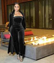 Load image into Gallery viewer, Sexy tube top jumpsuit two-piece jacket（AY1280)
